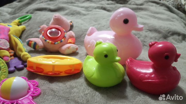 Игрушки погремушки пакетом