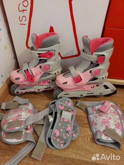 Детские ролики и защита