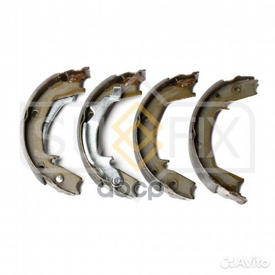 Барабанные тормозные колодки зад прав/лев S