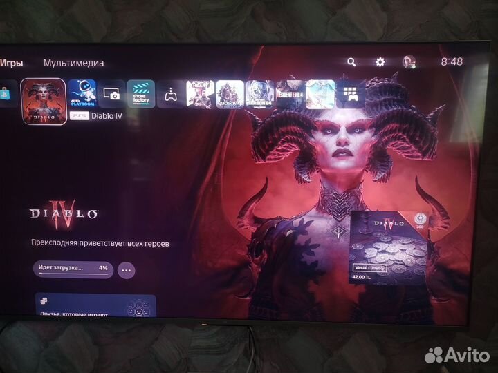 Консоль Sony PS 5+ 2 джоя + Куча топ игр