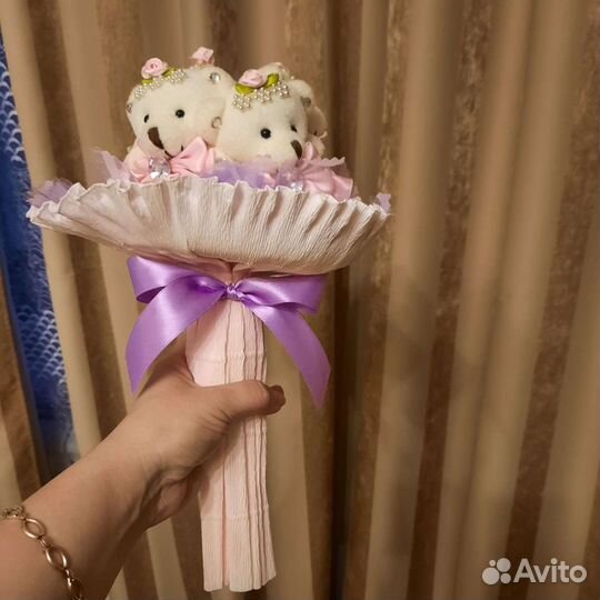 Букеты из мягких игрушек