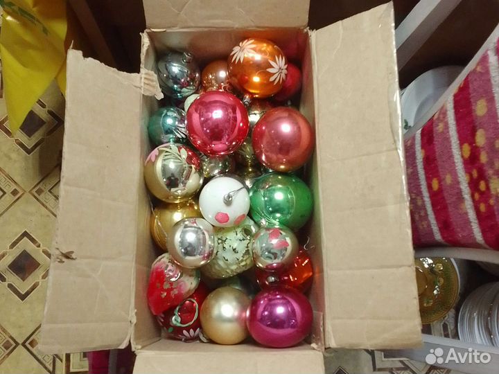 Елочные игрушки СССР