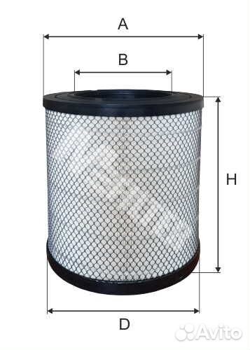 Фильтр воздушный внешний D321,5x150x414 A8094 M