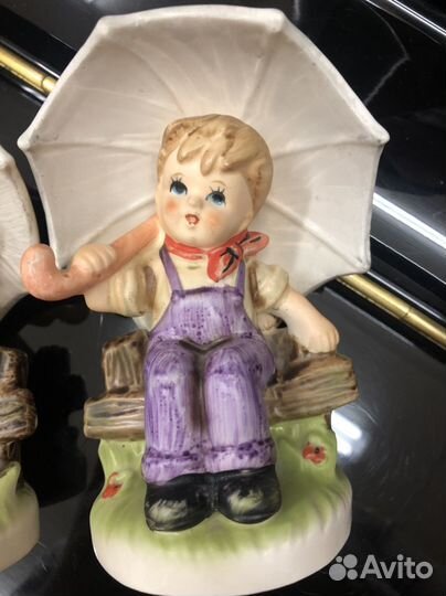 Две Фарфоровые статуэтки - дети