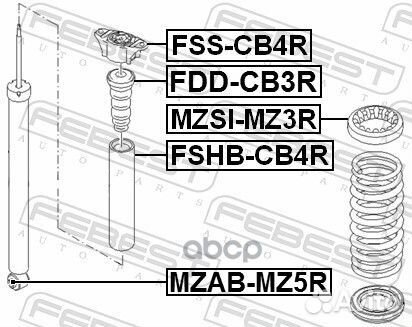 Отбойник заднего амортизатора FDD-CB3R Febest