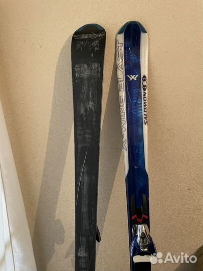 Горные оыжи + крепления Salomon X Wing Blast Skis