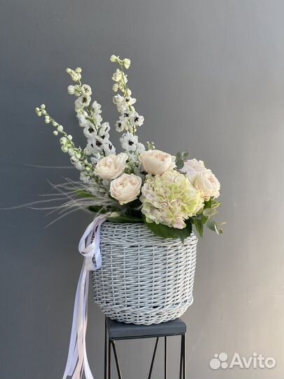 Кашпо из ротанга