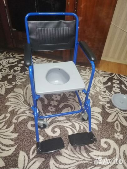 Санитарный стул туалет на колесах
