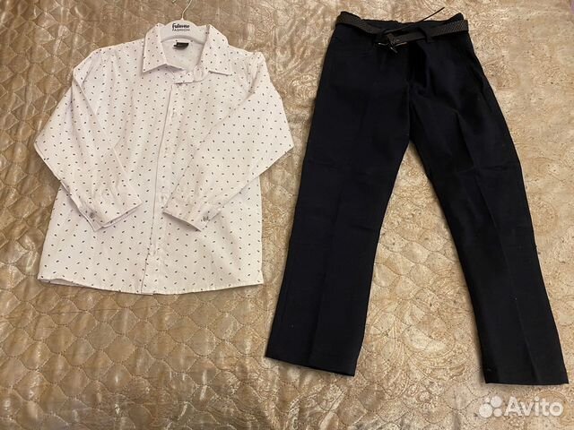 Костюм брюки и рубашка 128 размер