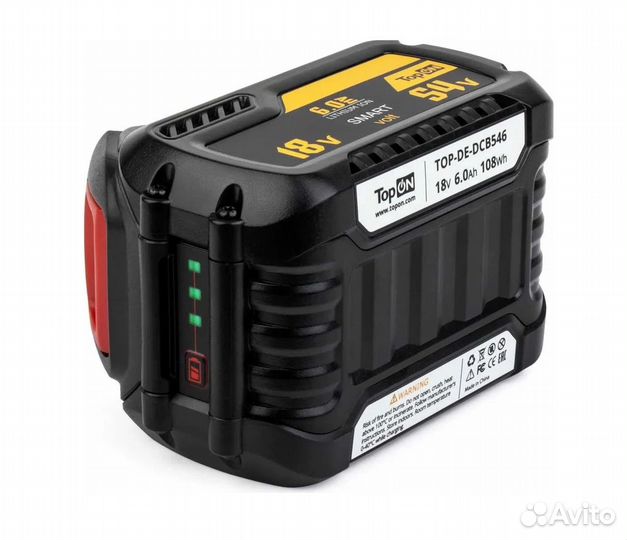 Аккумулятор для dewalt XR flex volt 18/54V, 6Ah, 1