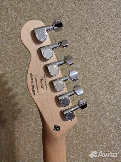 Гитара Squier telecaster + экранировка