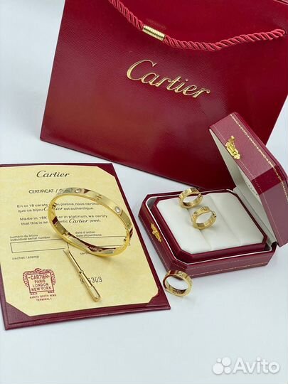 Кольцо Cartier love