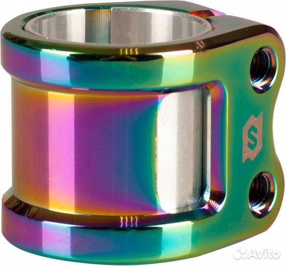 Зажим skip Double неохром Sim551