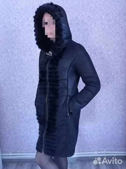 Дубленка женская 46