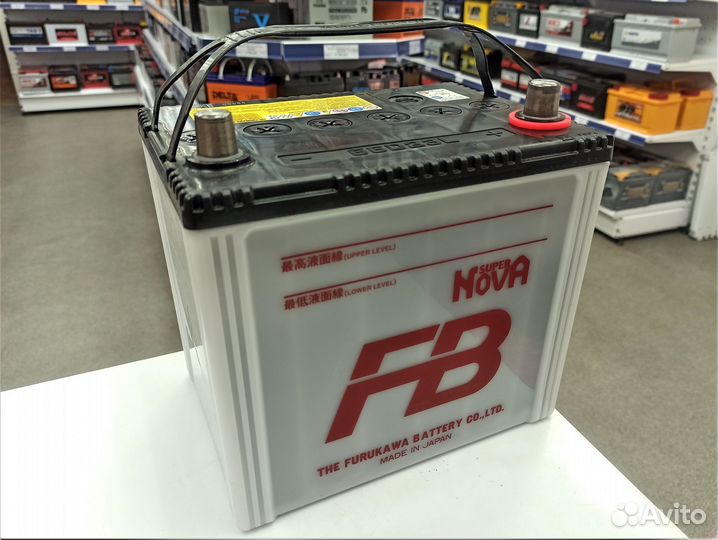 Доставка Акб 60Ач Furukawa Super Nova 55D23L