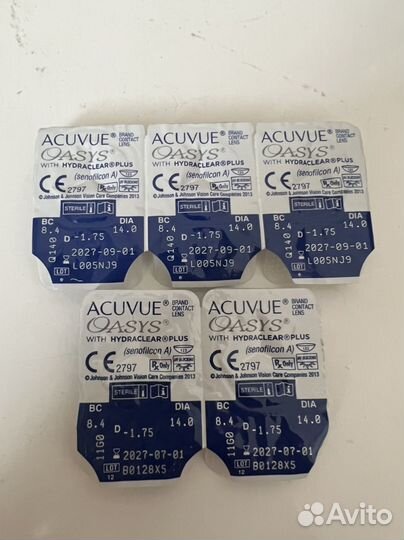 Линзы контактные