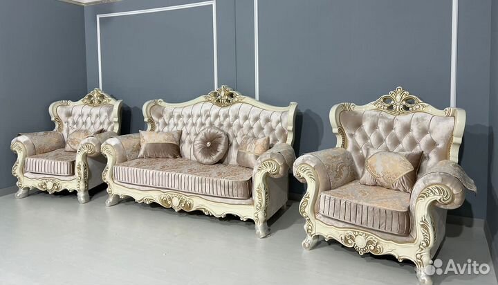 Диван и 2 кресла