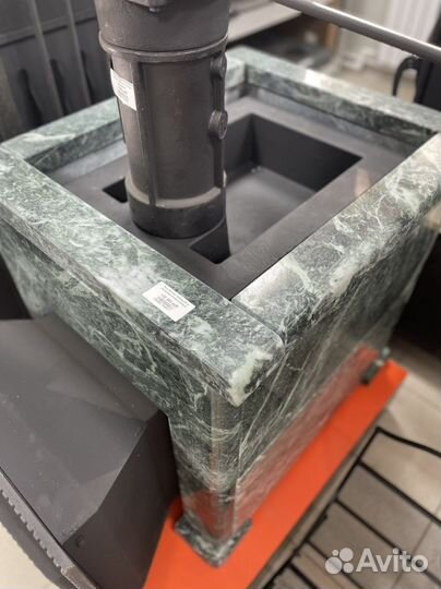 Чугунная печь для бани в змеевике Сибирь 25