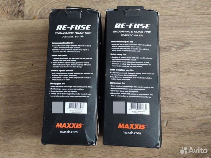 Покрышки maxxis re-fuse 700x23C 60 TPI maxx shield
