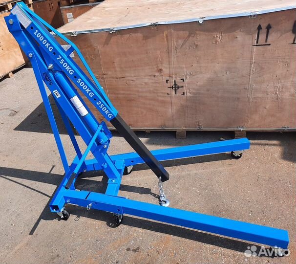 Кран гидравлический 1т, складной