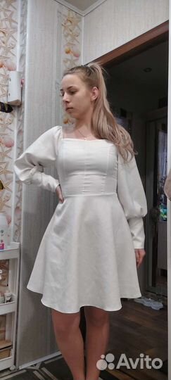 Платье белое вечернее/свадебное