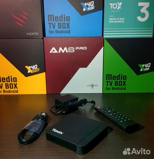 Смарт тв приставка на Android TV c настройкой