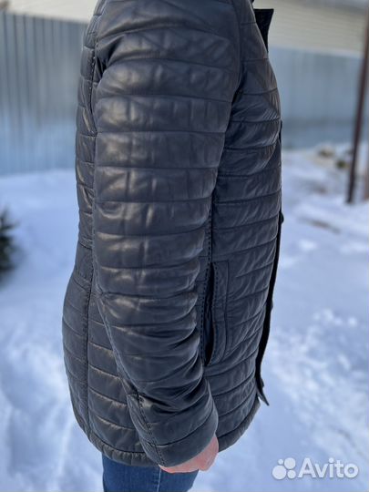 Куртка кожанная на меху