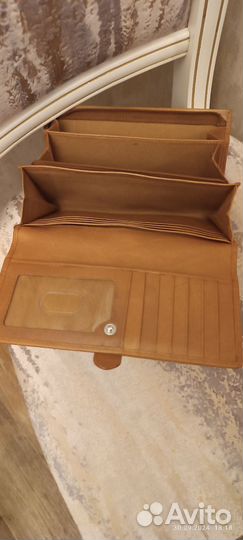 Кошелек женский натуральная кожа бу