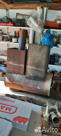 Печь для бани на дровах бу
