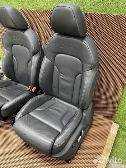 Салон черная кожа Audi RSQ3 8U рестайлинг