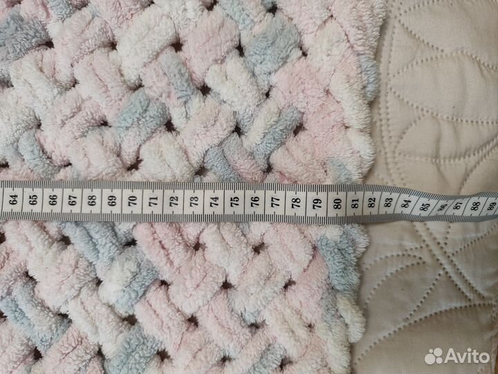 Плед детский вязаный ручная работа