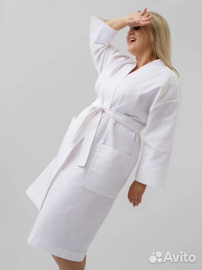 Халат банный вафельный Артикул 1516 - 1513