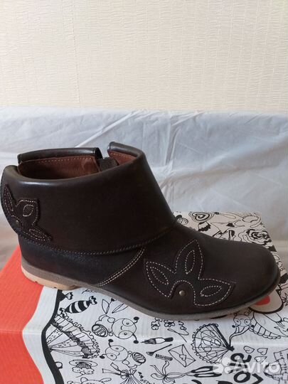 Ботинки демисезонные для девочки 33-37