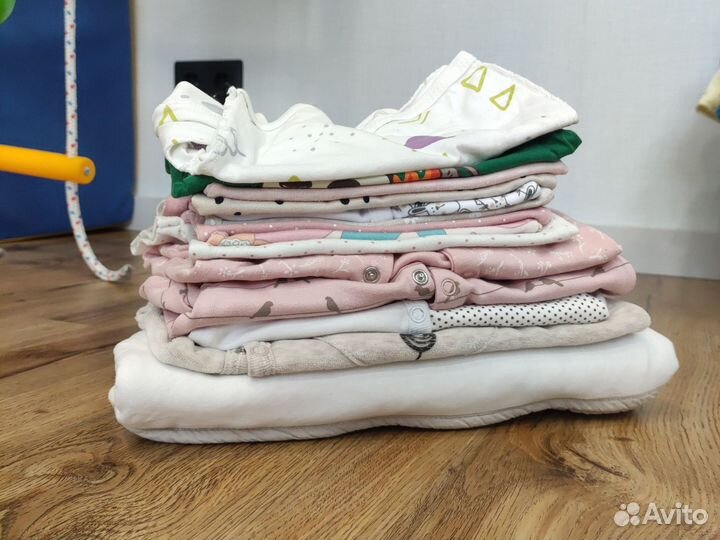 Вещи одежда пакетом для девочки 56 - 62 р (14 шт)