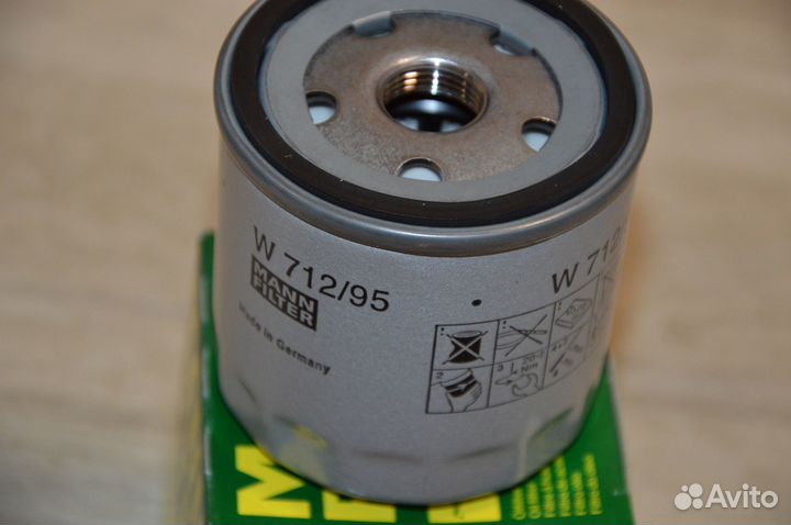 Масляный фильтр mann W712/95 (VAG 04e115561h)