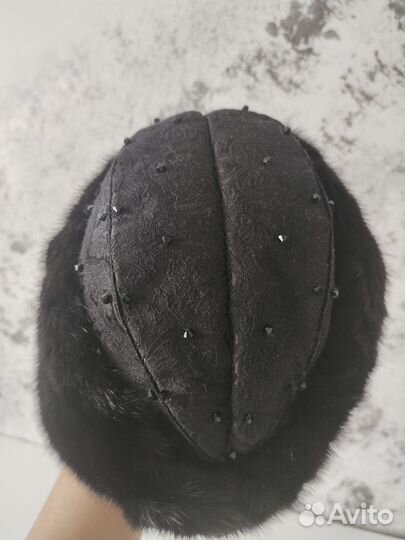 Шапка норковая женская