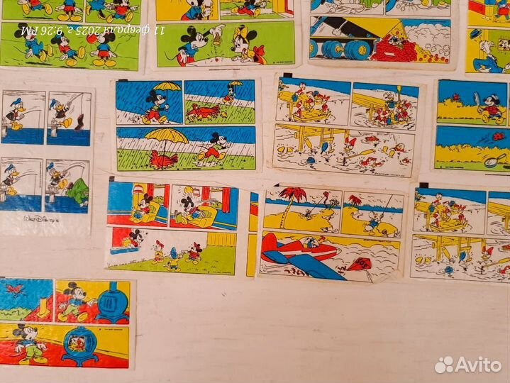 Вкладыши от жвачки 