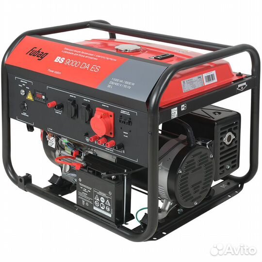 Бензиновый генератор 8,5 кВт Fubag BS 9000 DA ES