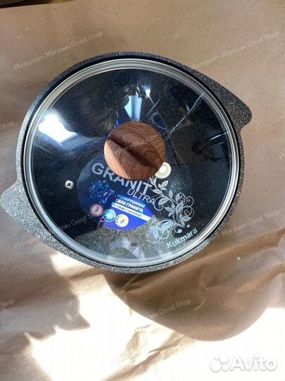 Казан со стеклянной крышкой 3.5л