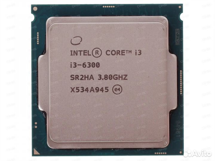 Процессор Intel Core i3-6300 3.8GHz 4Mb LGA1151