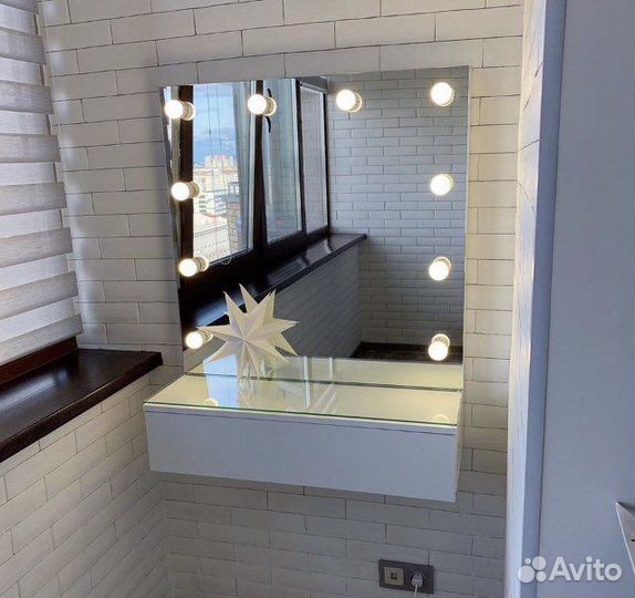 Зеркало гримерное / гримерка навесная