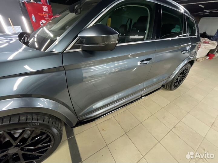 Накладки под пороги Skoda Kodiaq