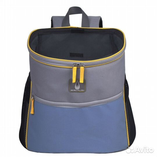 Асиндо Рюкзак для животных М Джамби-блю джинсовый