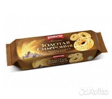 Сдобное печенье Золотая Симфония Шок Крошка 230 г