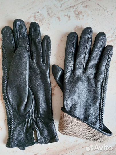 Перчатки женские натуральная кожа