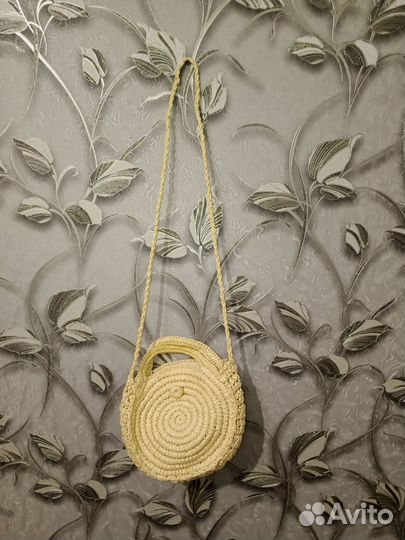 Соломенная сумка