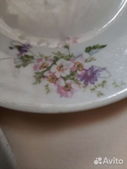 Старинные Тарелочки фабрики Морозова.Большие