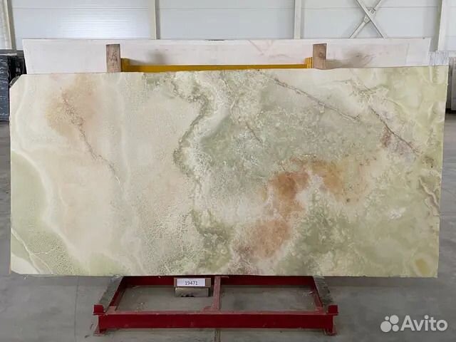 Оникс onice light green, Слэб 20 мм