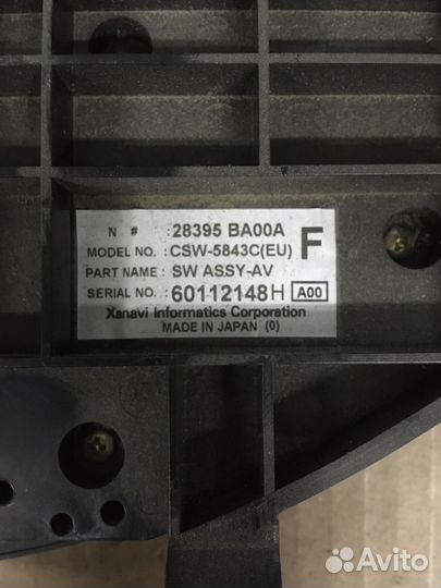 Nissan primera p12 Переключатель