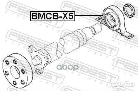 Подшипник подвесной BMW X5 99-06 bmcbx5 Febest